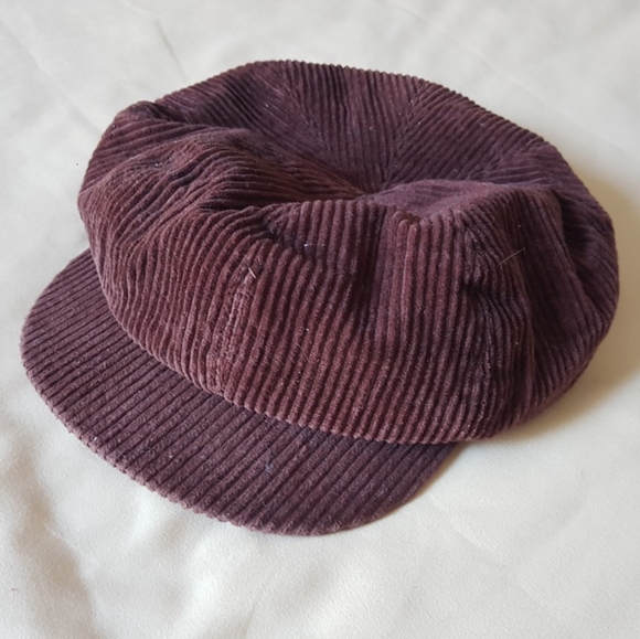 VINTAGE Brown Corduroy hat - Picture 1 of 3